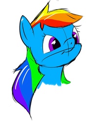 Size: 600x799 | Tagged: safe, artist:amazome, artist:sparkyplx, rainbow dash, pegasus, pony, g4, female, mare, sketch