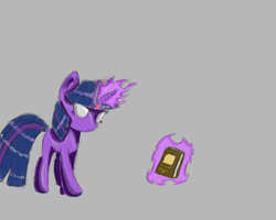 Size: 1000x800 | Tagged: dead source, safe, artist:20percentcool, twilight sparkle, g4, book, glowing eyes, magic