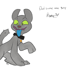 Size: 600x600 | Tagged: safe, artist:mt, rover, diamond dog, g4, diamond puppy, reaction image