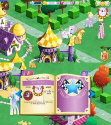 Size: 4552x5120 | Tagged: safe, gameloft, applejack, fleur-de-lis, lyrica lilac, princess cadance, princess celestia, alicorn, pony, g4, absurd resolution, canterlot, error, fleur-de-corne, princess