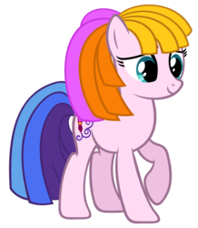 Size: 5000x5732 | Tagged: safe, artist:tzolkine, toola-roola, earth pony, pony, g3, g3.5, g4, absurd resolution, cute, female, g3 to g4, g3.5 to g4, generation leap, mare, raised hoof, raised leg, roolabetes, simple background, smiling, straight hair, straight mane, straight tail, transparent background, vector
