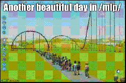 Size: 486x321 | Tagged: safe, /mlp/, animated, barely pony related, drama, image macro, meme, meta, metaphor gif, people, roller coaster, rollercoaster tycoon, rollercoaster tycoon 3