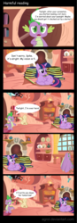 Size: 1298x3716 | Tagged: safe, artist:agrol, spike, twilight sparkle, alicorn, pony, g4, comic, dialogue, female, mare, twilight sparkle (alicorn)