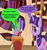Size: 540x571 | Tagged: safe, spike, twilight sparkle, g4, critic, criticism, fanfic, parallel universe, twilight loves fanfiction