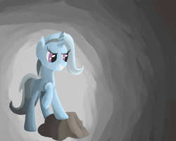 Size: 1500x1200 | Tagged: dead source, safe, artist:20percentcool, trixie, g4, grin, rock, smiling