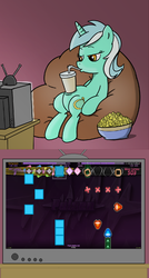 Size: 640x1191 | Tagged: safe, lyra heartstrings, g4, blockie, exploitable meme, pulsen, tv meme