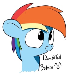 Size: 456x504 | Tagged: safe, artist:dambitail, rainbow dash, g4, 30 minute art challenge