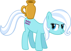 Size: 8513x6102 | Tagged: safe, artist:ulyssesgrant, aquarius (g4), earth pony, pony, g4, absurd resolution, aquarius, female, jug, lidded eyes, mare, ponyscopes, simple background, solo, transparent background, vector, zodiac