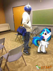 Size: 2448x3264 | Tagged: safe, artist:ojhat, dj pon-3, vinyl scratch, human, g4, brony beach minicon, cosplay, irl, irl human, photo, ponies in real life