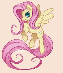 Size: 966x1110 | Tagged: safe, artist:cloudedart, fluttershy, pony, g4, female, solo