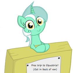 Size: 600x600 | Tagged: safe, artist:roflpony, edit, lyra heartstrings, pony, unicorn, g4, female, looking at you, simple background, smiling, solo, white background