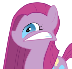 Size: 1379x1319 | Tagged: safe, pinkie pie, g4, faic, faicamena, mouth on side of face, pinkamena diane pie, simple background, transparent background, twitch, vector