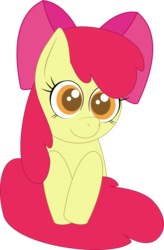 Size: 991x1509 | Tagged: safe, artist:askbabsandapplebloom, apple bloom, earth pony, pony, g4, female, filly, foal, simple background, solo, transparent background