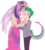 Size: 400x442 | Tagged: safe, artist:stevetwisp, spike, twilight sparkle, g4, female, horn, horned humanization, humanized, male, ship:twispike, shipping, straight, tailed humanization, twilight sparkle (alicorn), winged humanization