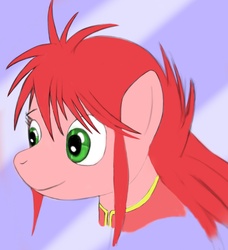 Size: 1261x1381 | Tagged: safe, artist:rickyjohnson, kurama, ponified, yu yu hakusho