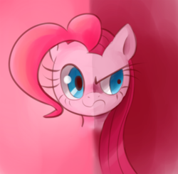 Size: 547x536 | Tagged: safe, artist:ccheeserat, pinkie pie, g4, duality, pinkamena diane pie