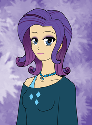 Size: 2868x3887 | Tagged: safe, artist:wolfninja24, rarity, human, g4, female, humanized, solo