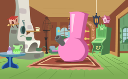 Size: 800x500 | Tagged: safe, g4, bong, flutterhigh, fluttershy's cottage