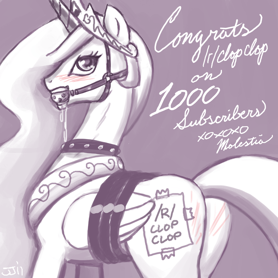 261085 - suggestive, artist:johnjoseco, princess celestia, alicorn, pony,  ask princess molestia, princess molestia, g4, ballgag, blushing, bondage,  bound wings, butt, clop, drool, female, femsub, gag, milestone, plot,  reddit, solo, solo female, sublestia,