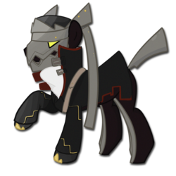 Size: 894x894 | Tagged: safe, artist:chesnutts, izanagi, persona, persona 4, ponified