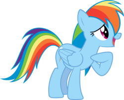 Size: 1024x823 | Tagged: source needed, safe, artist:sairoch, rainbow dash, pony, g4, female, simple background, solo, transparent background, vector