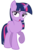 Size: 5556x8538 | Tagged: safe, artist:discorded, part of a set, twilight sparkle, pony, unicorn, g4, games ponies play, absurd resolution, bedroom eyes, crystal empire cheer meme, female, simple background, solo, transparent background, unicorn twilight, vector