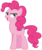 Size: 7200x8567 | Tagged: safe, artist:discorded, part of a set, pinkie pie, earth pony, pony, g4, games ponies play, absurd resolution, bedroom eyes, crystal empire cheer meme, female, simple background, solo, transparent background, vector