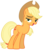 Size: 7338x8601 | Tagged: safe, artist:discorded, part of a set, applejack, pony, g4, games ponies play, absurd resolution, bedroom eyes, crystal empire cheer meme, female, simple background, solo, transparent background, vector