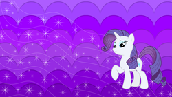 Size: 2732x1536 | Tagged: safe, artist:jamesg2498, rarity, g4, sparkles, vector, wallpaper