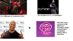 Size: 1920x1080 | Tagged: safe, cliffjumper, dwayne johnson, g.i. joe, roadblock, transformers