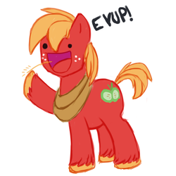 Size: 1156x1156 | Tagged: safe, artist:tenchi-outsuno, big macintosh, earth pony, pony, g4, male, stallion