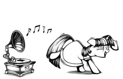 Size: 1100x707 | Tagged: safe, artist:applepie5480, twilight sparkle, g4, dancing, do the sparkle, phonograph
