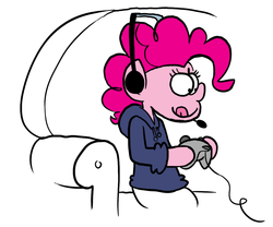 Size: 800x667 | Tagged: safe, artist:willdrawforfood1, pinkie pie, g4, foxtrot, style emulation