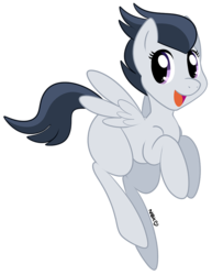 Size: 600x776 | Tagged: safe, artist:muzz, rumble, pony, g4, cute, flying, male to female, request, rule 63, solo, tumble