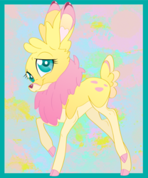 Size: 500x602 | Tagged: safe, artist:silentazrael, deer, them's fightin' herds, community related, fake, female, recolor, solo, species swap