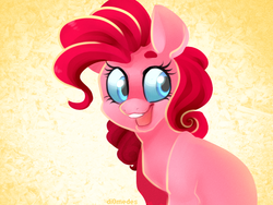 Size: 771x581 | Tagged: safe, artist:buljong, pinkie pie, earth pony, pony, g4, cute, female, happy, smiling, solo