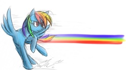 Size: 1388x778 | Tagged: safe, artist:pogans, rainbow dash, pegasus, pony, g4, action pose, female, mare, sketch, solo