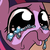 Size: 325x325 | Tagged: safe, artist:docwario, twilight sparkle, pony, g4, cropped, crying, faic, female, frown, pouting, sad, solo