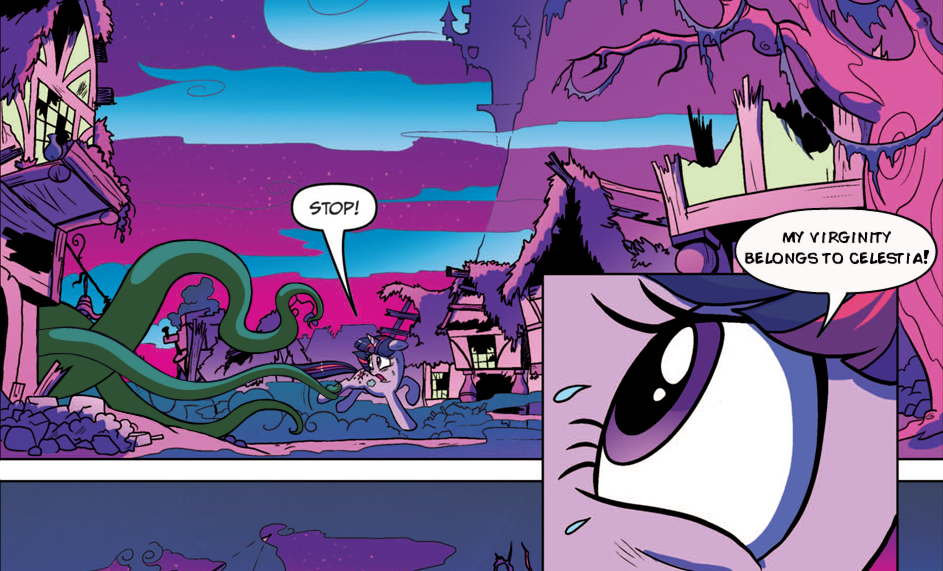 Cartoon Tentacle Porn Mlp - 283908 - suggestive, artist:superedit, edit, official comic, princess  celestia, twilight sparkle, pony, unicorn, idw, comic, female, imminent rape,  implied shipping, implied tentacle porn, implied twilestia, lesbian, mare,  nightmare, shipping ...