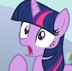 Size: 476x464 | Tagged: safe, screencap, twilight sparkle, pony, unicorn, g4, bust, cropped, female, gasp, portrait, solo, unicorn twilight