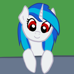 Size: 704x704 | Tagged: safe, artist:zesandvich, dj pon-3, vinyl scratch, g4