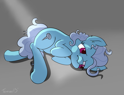 Size: 1000x772 | Tagged: safe, artist:tehflah, screw loose, earth pony, pony, g4, depressed, female