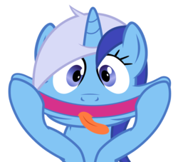 Size: 1476x1339 | Tagged: safe, artist:chipmagnum, minuette, pony, unicorn, g4, funny face, simple background, transparent background, vector