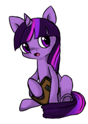 Size: 420x586 | Tagged: safe, artist:melipuffles, twilight sparkle, pony, g4, female, solo