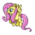 Size: 80x80 | Tagged: safe, artist:kevfin, fluttershy, pegasus, pony, g4, pixel art, simple background, smiling, sprite, transparent background