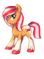 Size: 973x1322 | Tagged: safe, artist:pepooni, oc, oc only, earth pony, pony, bacon, female, mare