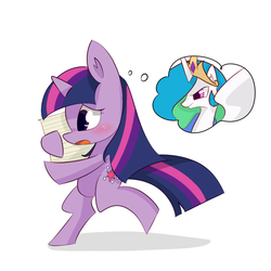 Size: 1600x1600 | Tagged: safe, artist:kty159, princess celestia, twilight sparkle, g4, anime