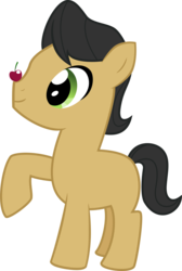 Size: 1280x1903 | Tagged: safe, artist:toughbluff, cherry fizzy, g4, cherry, colt, simple background, transparent background, vector