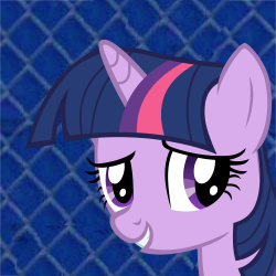 Size: 250x250 | Tagged: safe, twilight sparkle, g4, bust, costanza face, ishygddt, portrait, solo