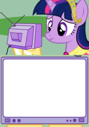 Size: 564x800 | Tagged: safe, artist:askometa, twilight sparkle, alicorn, pony, g4, exploitable, exploitable meme, female, mare, meme, template, tv meme, twilight sparkle (alicorn)